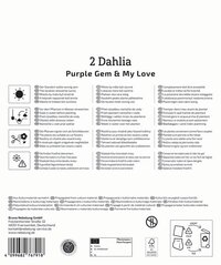 Auf dem Bild sind Pflegehinweise für eine Pflanze in verschiedenen Sprachen, begleitet von Symbolen und einem Bar Code.