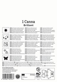 Anleitungssymbols für Pflanzenpflege, Propagation, FSC Recycling, europäische Zertifizierung, Produktinformationen.