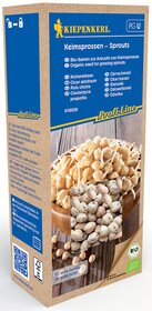 Kiepenkerl Keimsprossen Sprouts, Bio-Samen, für Keimung, enthält Kichererbsen, Cicer arietinum, Polusche, Cicer cilicium.
