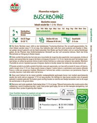 Buschbohne, rote, späte, flache Bälge, 11-12 cm lang